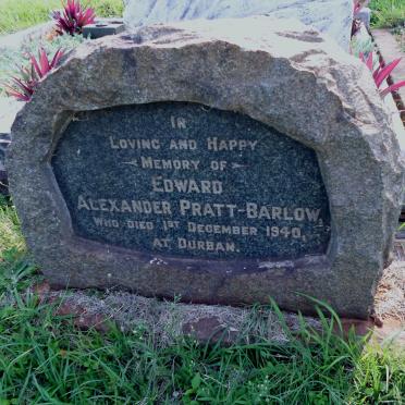 BARLOW Edward Alexander, PRATT -1940