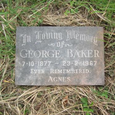 BAKER George 1877-1967