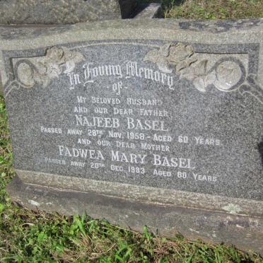 BASEL Najeeb -1958 &amp; Fadwea Mary -1983