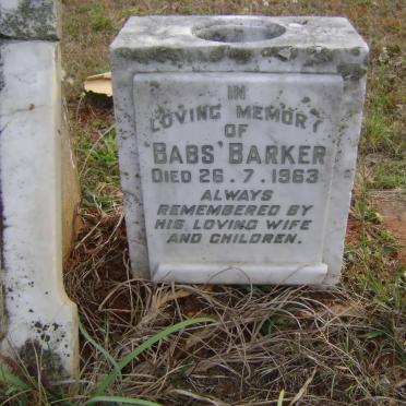 BARKER Babs -1963