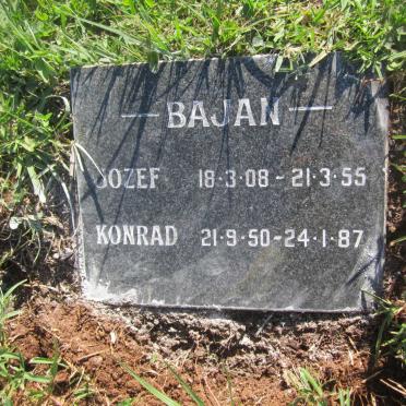 BAJAN Jozef 1908-1955 :: BAJAN Konrad 1950-1987