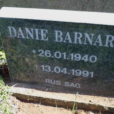 BARNARD Danie 1940-1991