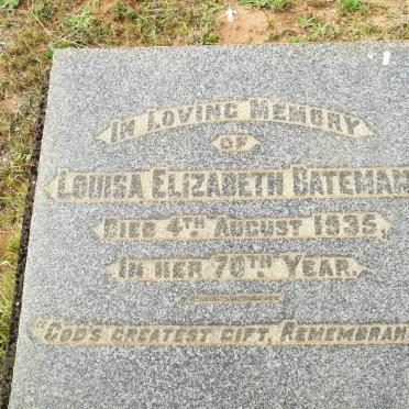 BATEMAN Louisa Elizabeth -1935