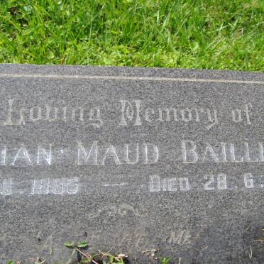 BAILLIE Lillian Maud 1886-1979 