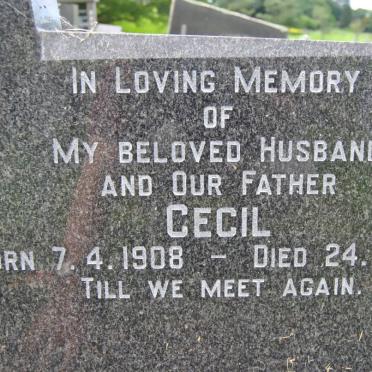 BANFIELD Cecil 1908-1973