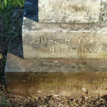 BAISSAC Joseph Yves 1908-1967