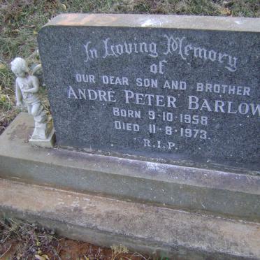 BARLOW Andre Peter 1958-1973