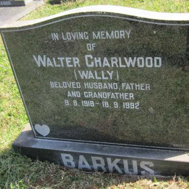 BARKUS Walter Charlwood 1918-1992