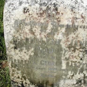 BAXTER Magdalene Jane -1937