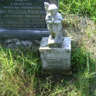 BADENHORST Dirk Cornelius -1968 &amp; Thelma Patricia -1965 :: BADENHORST Richard John -1946