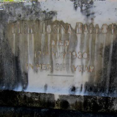 BALLOT Elsie Josina -1930