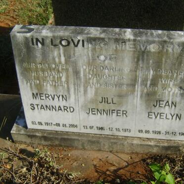 BARNES Mervyn Stannard 1917-2004 &amp; Jean Evelyn 1926-1984 :: BARNES Jill Jennifer 1946-1973