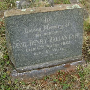 BALLANTYNE Cecil Henry -1942