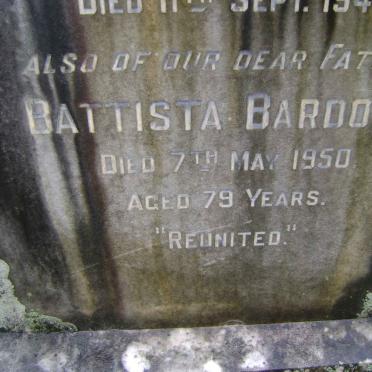 BARDONE Battista -1950 &amp; Seconda 1871-1946