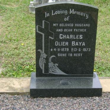 BAYA Charles Olier 1879-1973 &amp; Kathleen 1918-1989