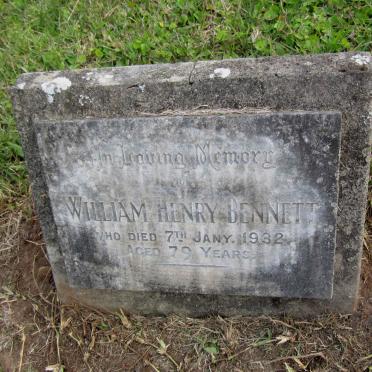 BENNETT William Henry -1932