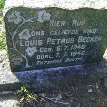 BECKER Louis Petrus 1946-1946