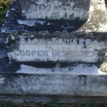 BEMISTER Basil Edward Cooper 1922-1945