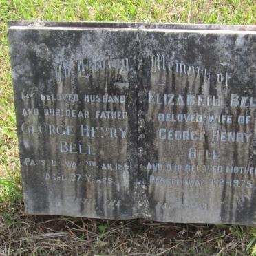 BELL George Henry -1961 &amp; Elizabeth -1975