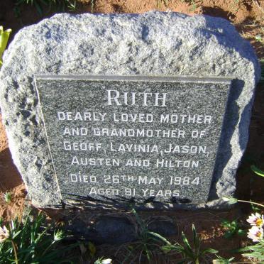 BEDINGHAM Ruth nee MORTON - 1984