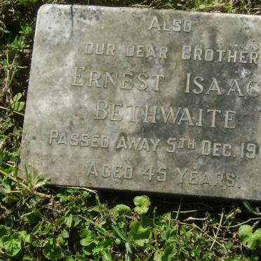 BETHWAITE Ernest Isaac -1967