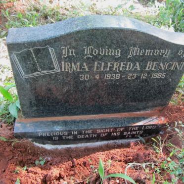BENCINI Irma Elfreda 1938-1985