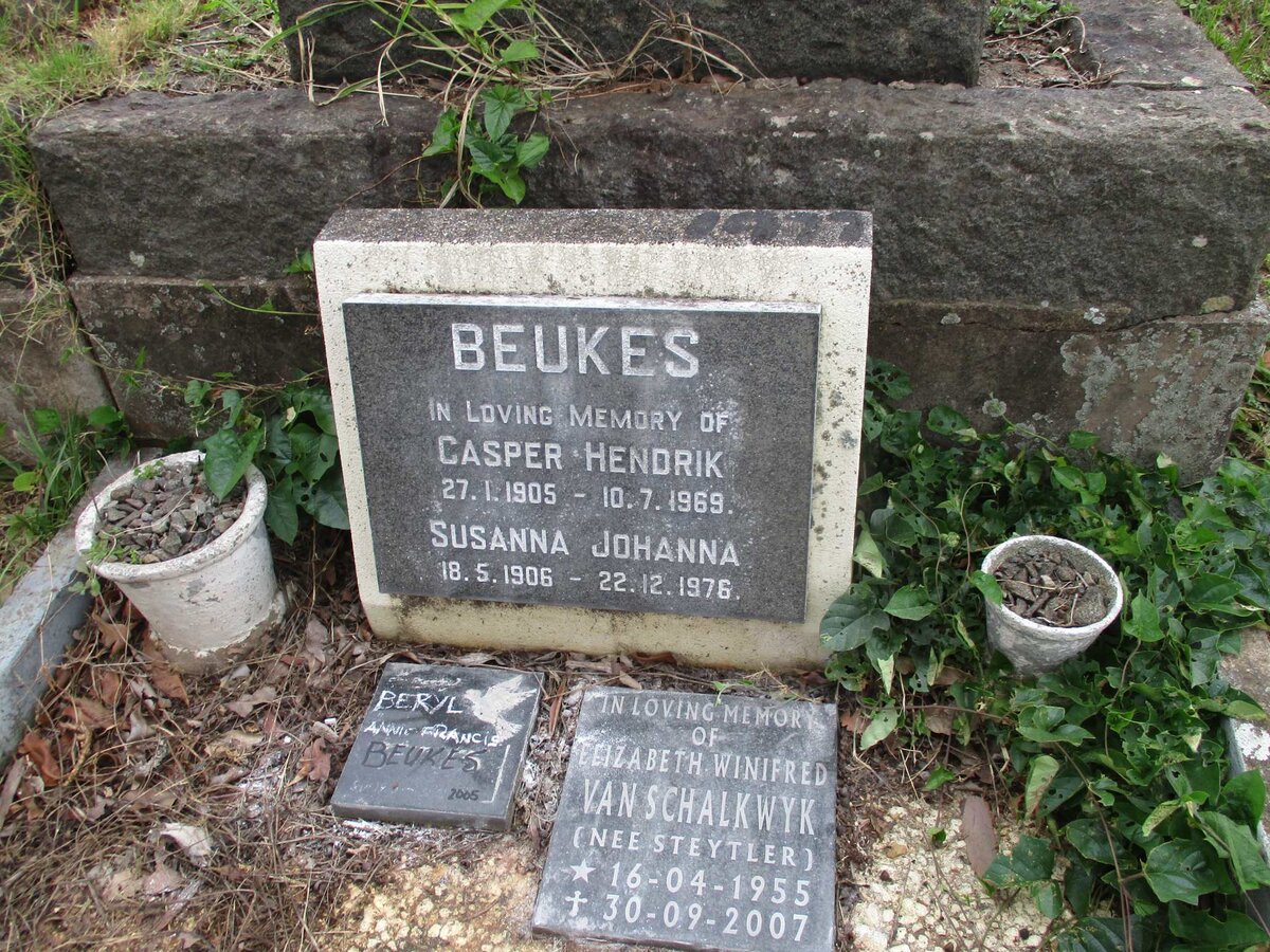 BEUKES Casper Hendrik 1905-1969 :: BEUKES Susanna Johanna 1906-1976