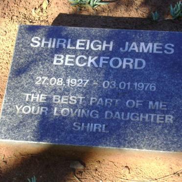 BECKFORD Ernest Walter 1906-1947 :: BECKFORD James Grey 1881-1958 :: BECKFORD Joseph Gray 1904-1969