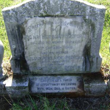 BEDFORD Edgar Herbert -1949 :: BEDFORD Lilian Adelaide -1962 :: BEDFORD Herbert Daniel -1964