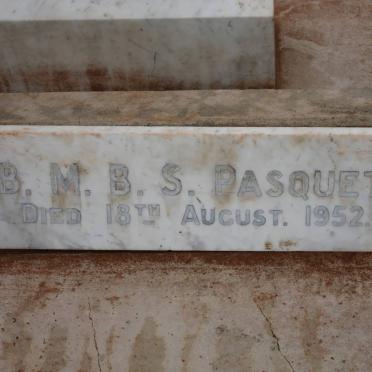 BESTEL Marie Beatrice Jeanne, De MAUDAVE nee SERGENT PASQUET -1957 :: PASQUET F.L.S. -1927 :: PASQUET B.M.B.S. -1952