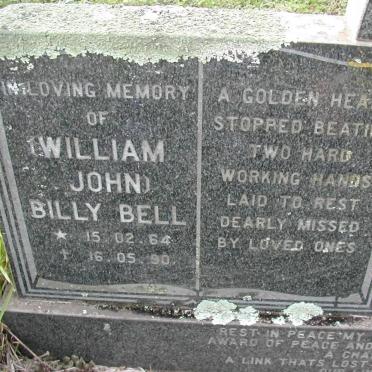 BELL William John 1964-1990 :