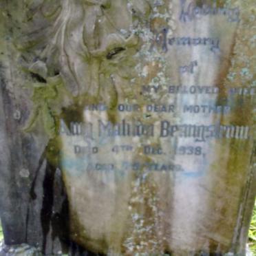 BEANGSTROM Amy Matilda -1938 