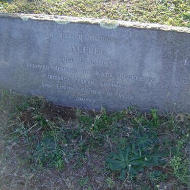 BECKERLEG Alfred -1933