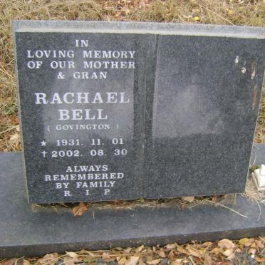 BELL Rachael nee GOVINGTON 1931-2002