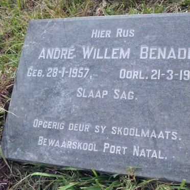 BENADE Andre Willem 1957-1965
