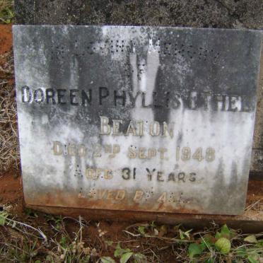 BEATON Doreen Phyllis Ethel -1948