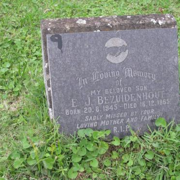 BEZUIDENHOUT Edward James 1945-1965