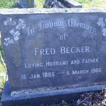   BECKER Fred 1895-1966