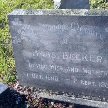  BECKER Babs 1900-1985