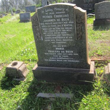 BEER Petrus Cornelius Johannes, de -1958 &amp; Maria Paulena -1965