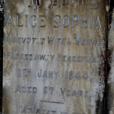 BEHM Alice Sophia -1944