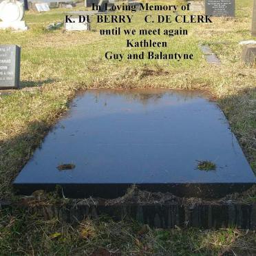 BERY Kathleen Edith Constance, du -1973 :: DE CLERK Constance Carmel -1969