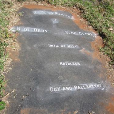 BERY Kathleen Edith C., du -1973 :: CLERK Constance Carmel, de -1969