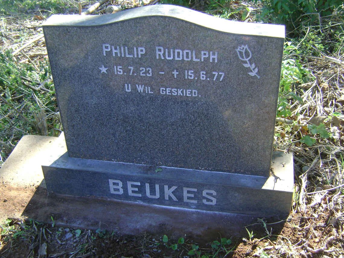 BEUKES Philip Rudolph 1923-1977