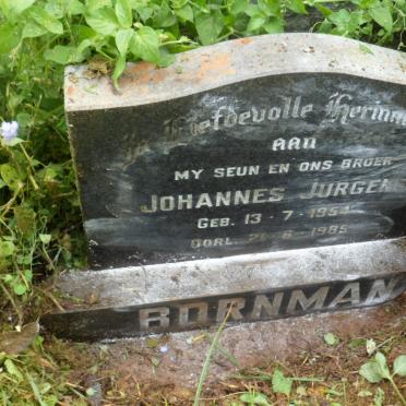 BORNMAN Johannes Jurgens 1954-1984