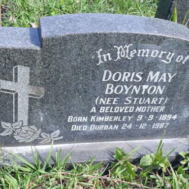 BOYNTON Doris May nee STUART 1894-1987