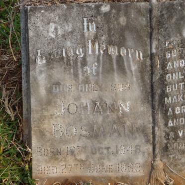 BOSMAN Johann 1948-1969