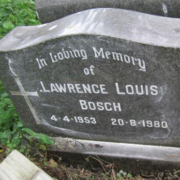 BOSCH Lawrence Louis 1953-1980