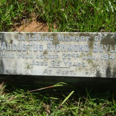 BOYLE Augustus Richmond -1946