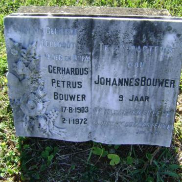BOUWER Gerhardus Petrus 1903-1972 :: BOUWER Johannes